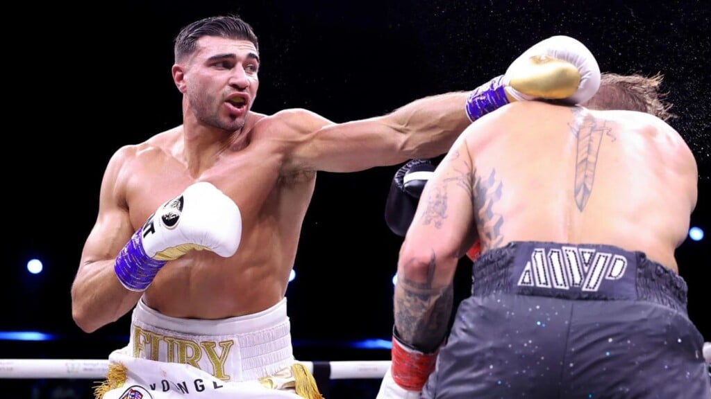 Tommy Fury vs Jake Paul (Image Courtesy CBS Sports)