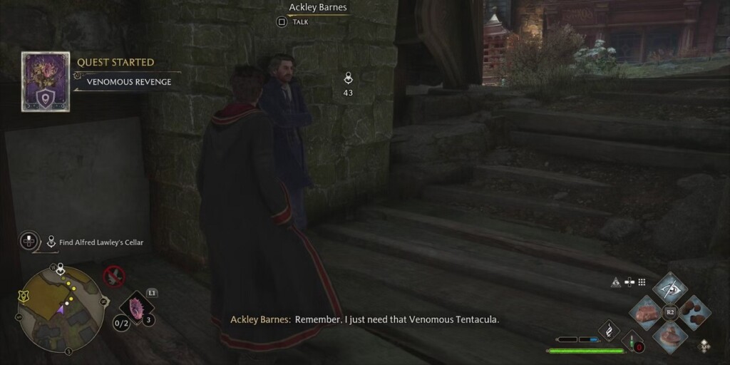 Venemous Revenge side quest in Hogwarts Legacy