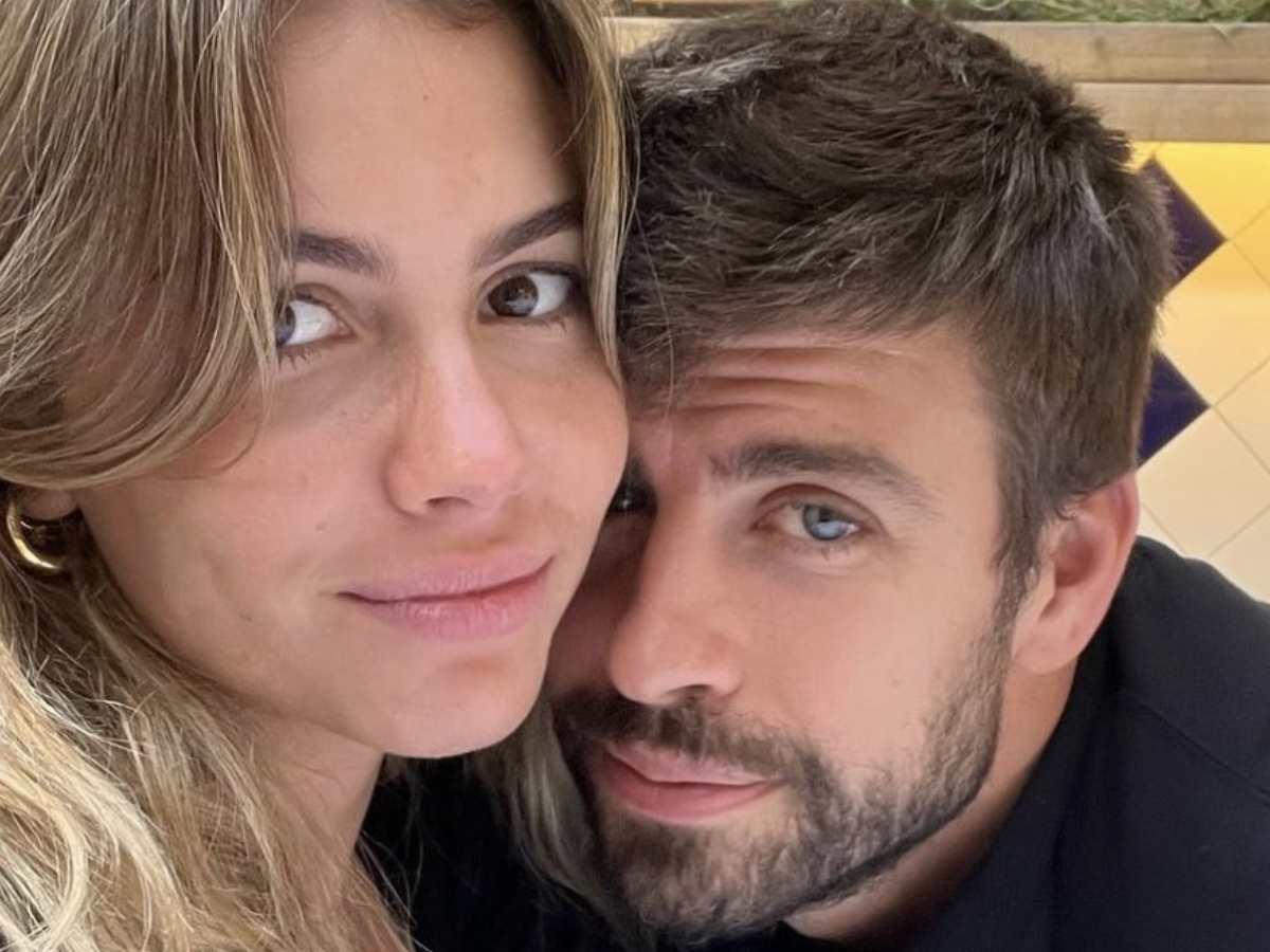 WATCH: Former Barcelona captain Gerard Pique spotted kissing new girlfriend Clara Chia during a football match