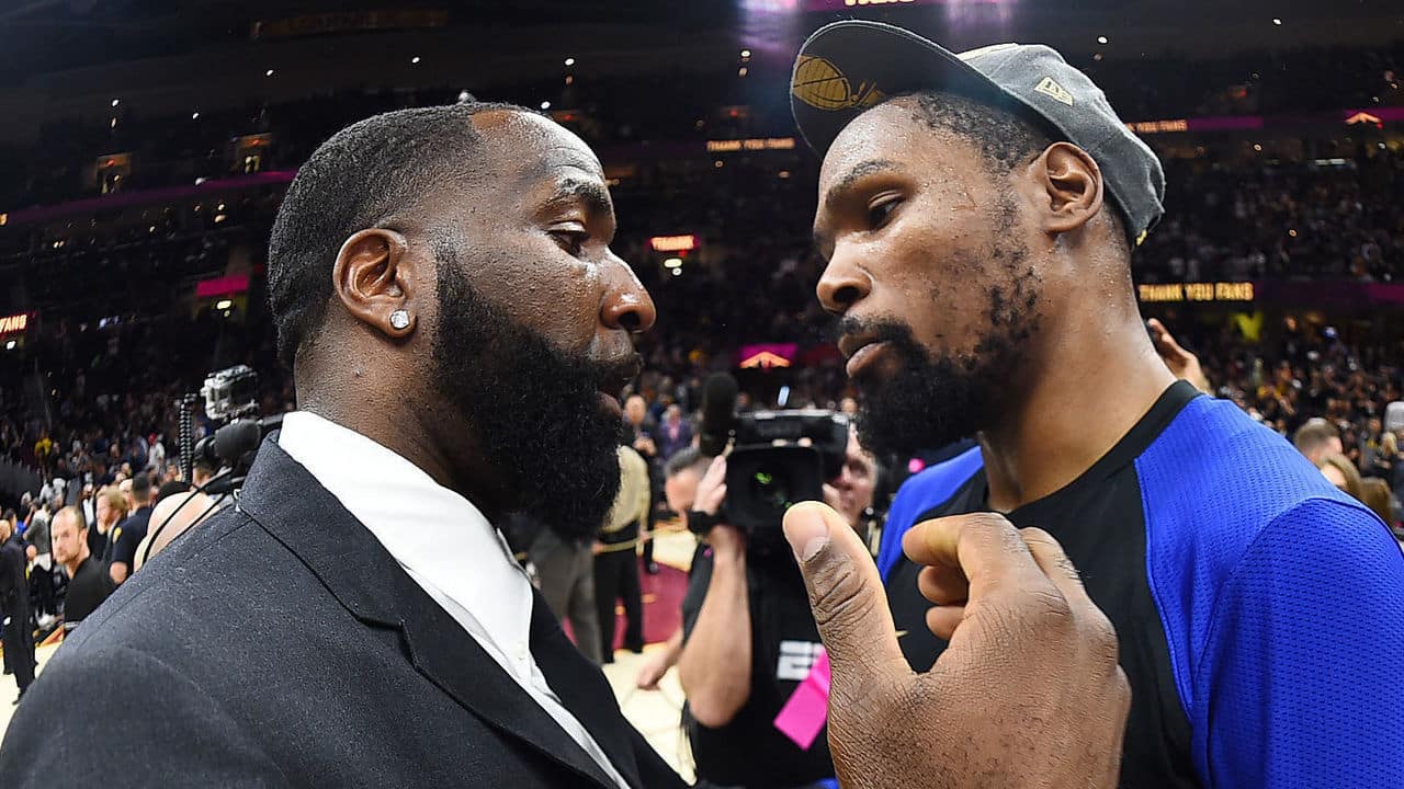 “Ni**as like Perk make a living lying,” Enraged Kevin Durant fires back at Kendrick Perkins