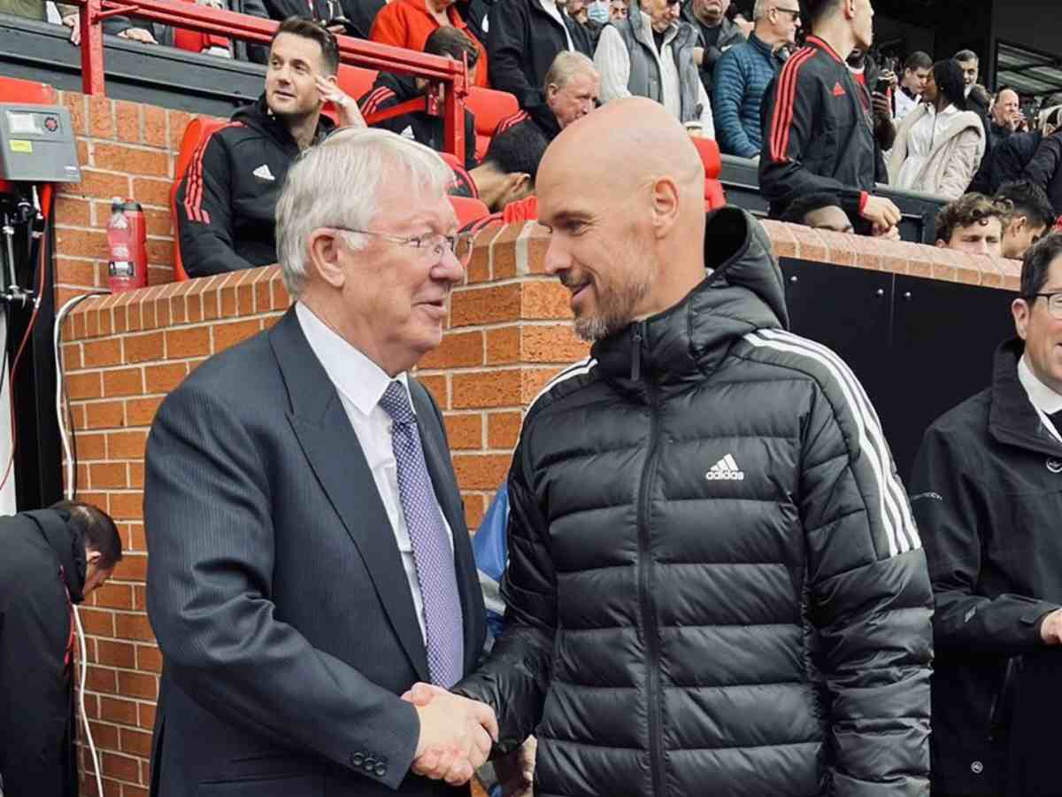 Watch: Sir Alex Ferguson congratulates Erik Ten Hag after he led Manchester United to their first trophy in six years