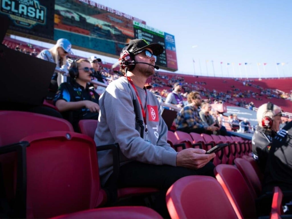 Kurt Busch at LA Memorial Colosseum