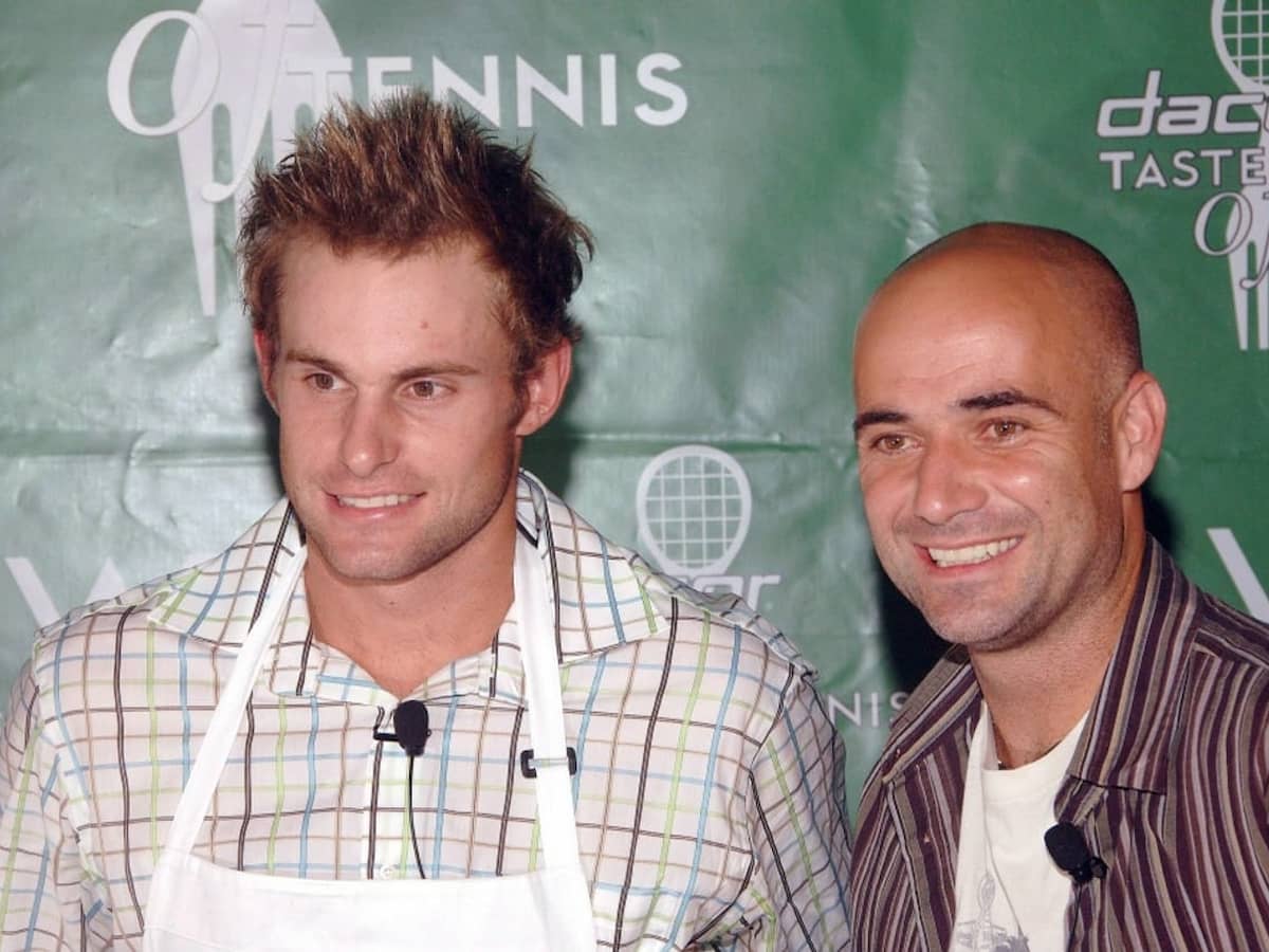 “All I see is hair and cheekbones,” Andy Roddick cracks up fans with a cheeky comment on Andre Agassi and himself