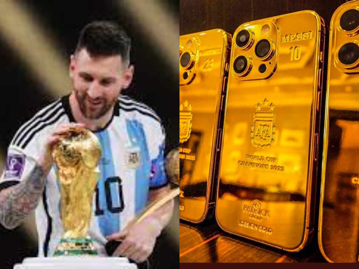 Lionel Messi gifts 35 gold-plated iPhone 14s to Argentine football players and staff after 2022 FIFA World Cup victory