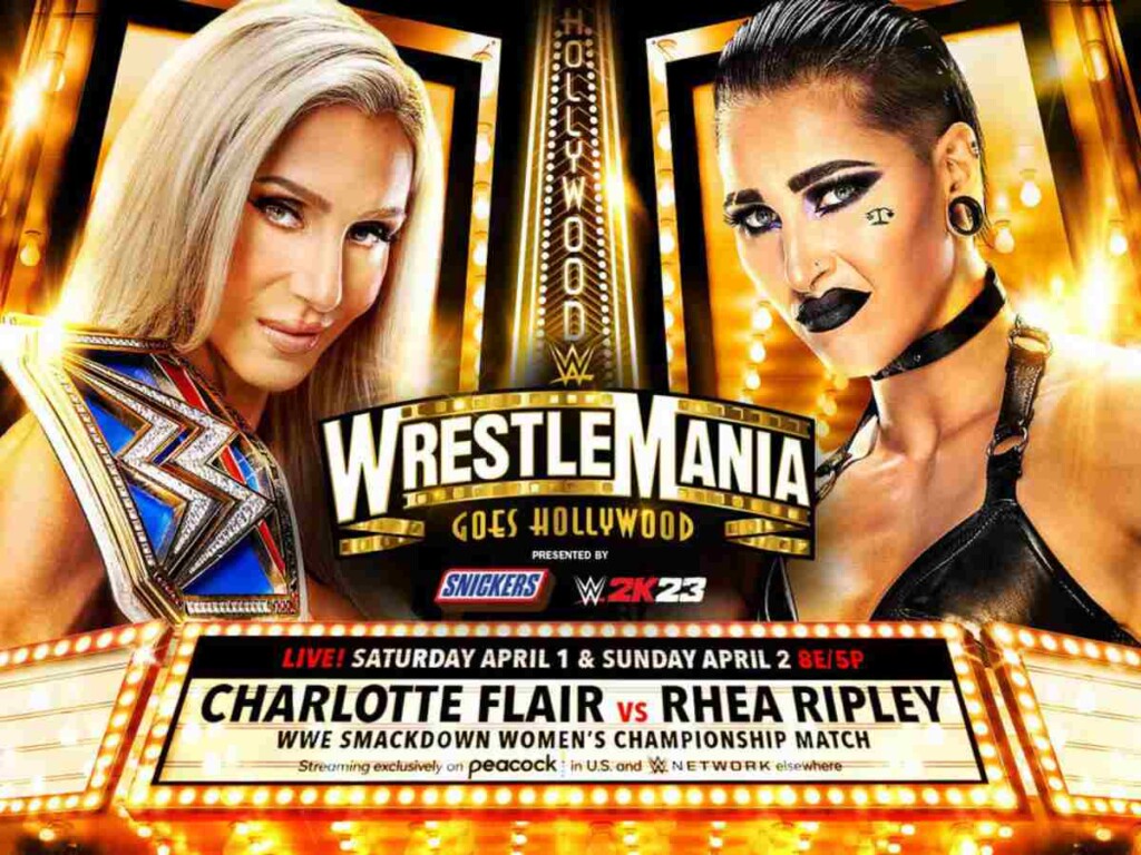 charlotte Flair Rhea Ripley WrestleMania