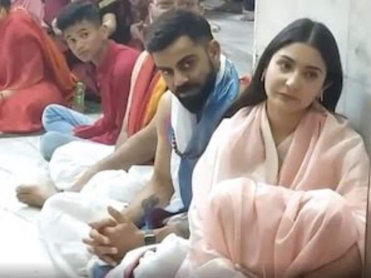 WATCH: Virat Kohli and Anushka Sharma pay a visit to Mahakaleshwar Temple in Ujjain, video goes viral