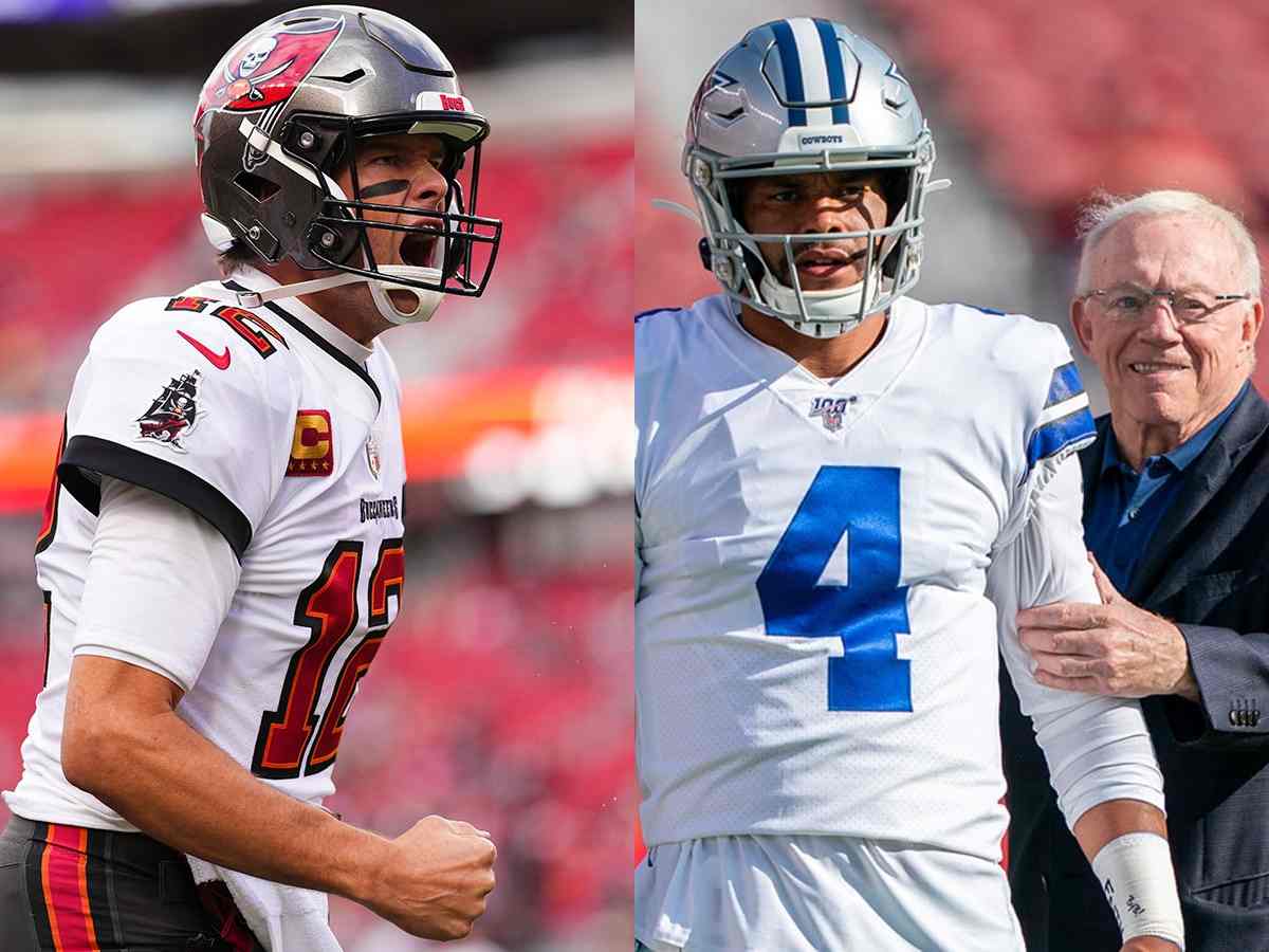 “I think he can get better,” Jerry Jones makes ABSURD Tom Brady and Dak Prescott comparison