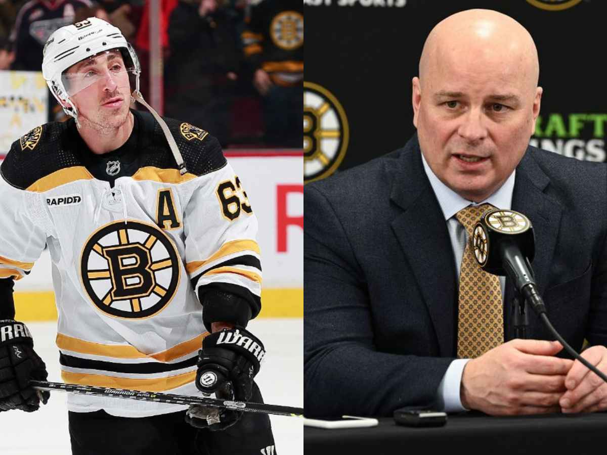 <strong>“Key player for the Bruins” – Jim Montgomery releases positive update on Brad Marchand’s injury following collision with Peyton Krebs</strong>