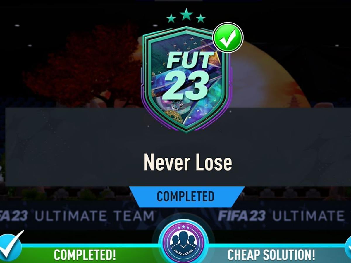 FIFA 23: How to complete the Never Lose SBC