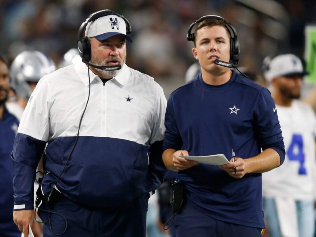 Mike McCarthy and Kellen Moore (Image via Blogging the Boys)