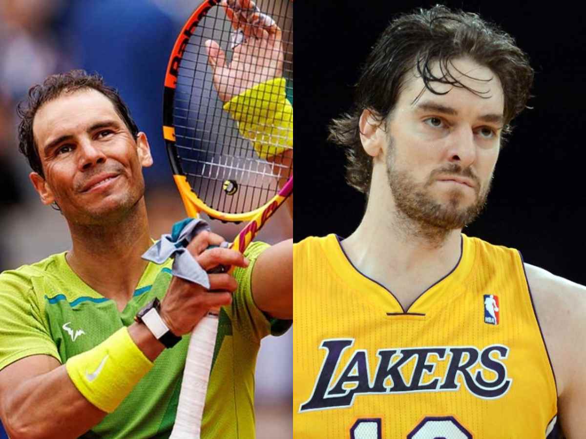 Rafael Nadal pays heartfelt tribute to Pau Gasol as Lakers honor him by retiring his jersey