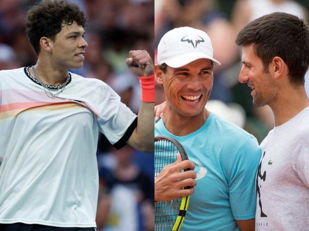 Shelton, Nadal, and Djokovic