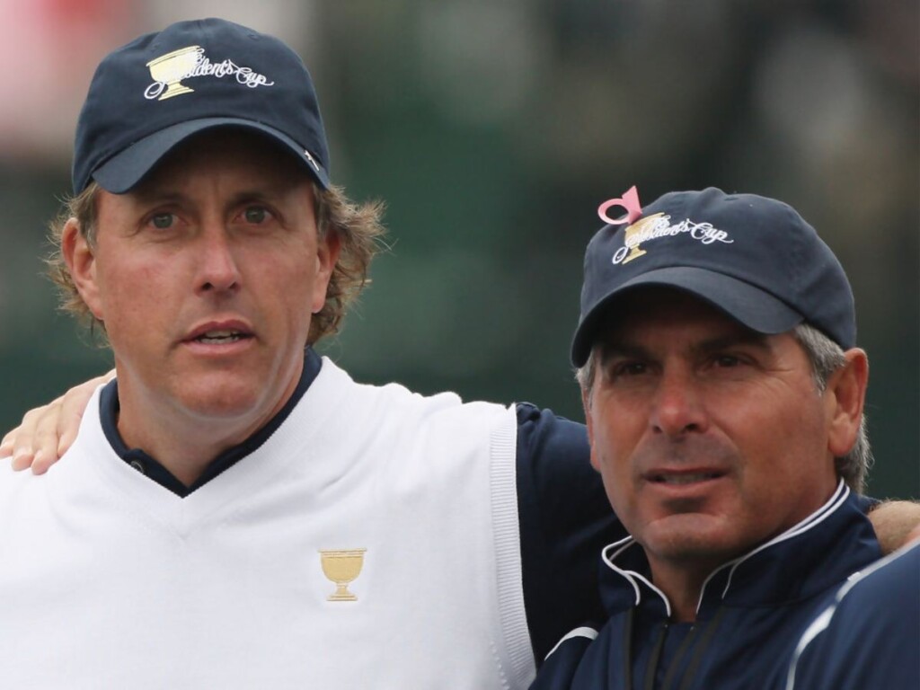 Phil Mickelson and Fred Couples