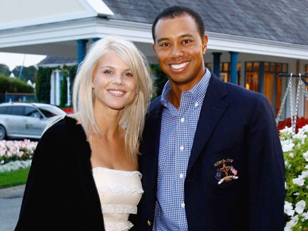 Tiger Woods and Elin Nordegren ( Image via In Touch Weekly )