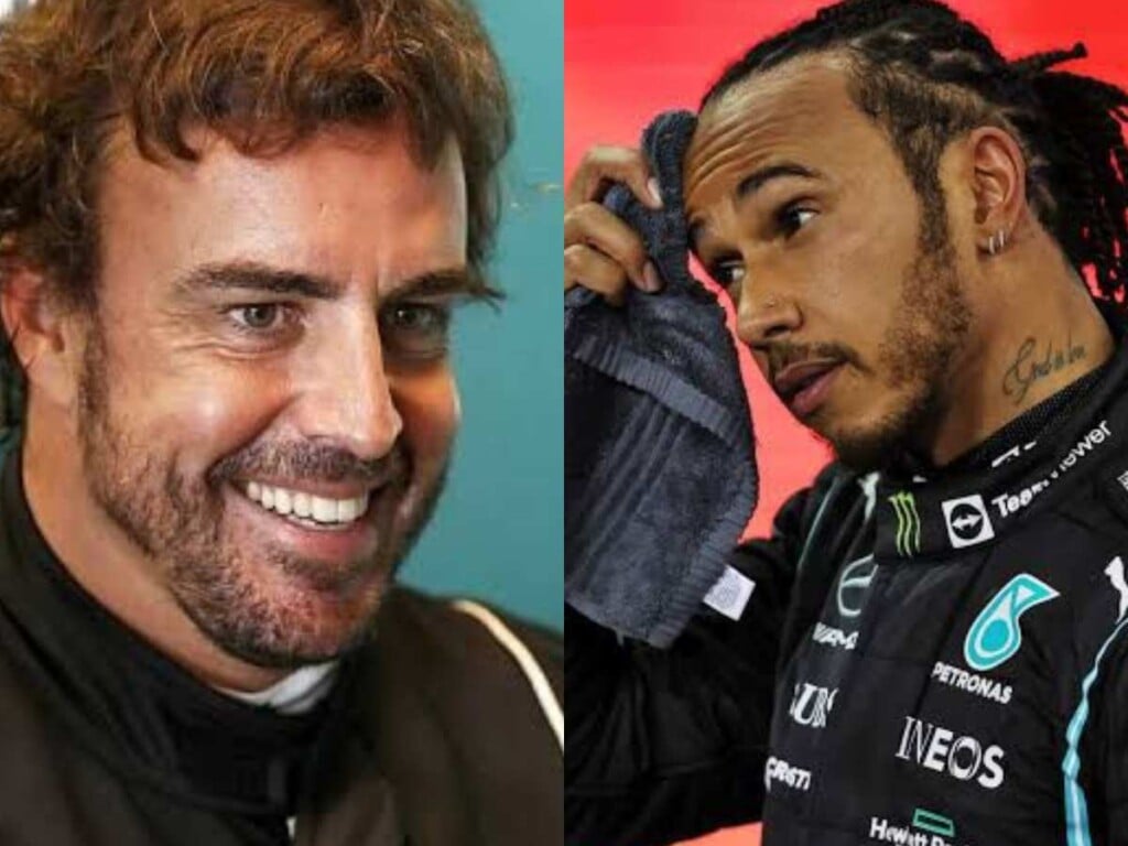 Fernando Alonso and Lewis Hamilton