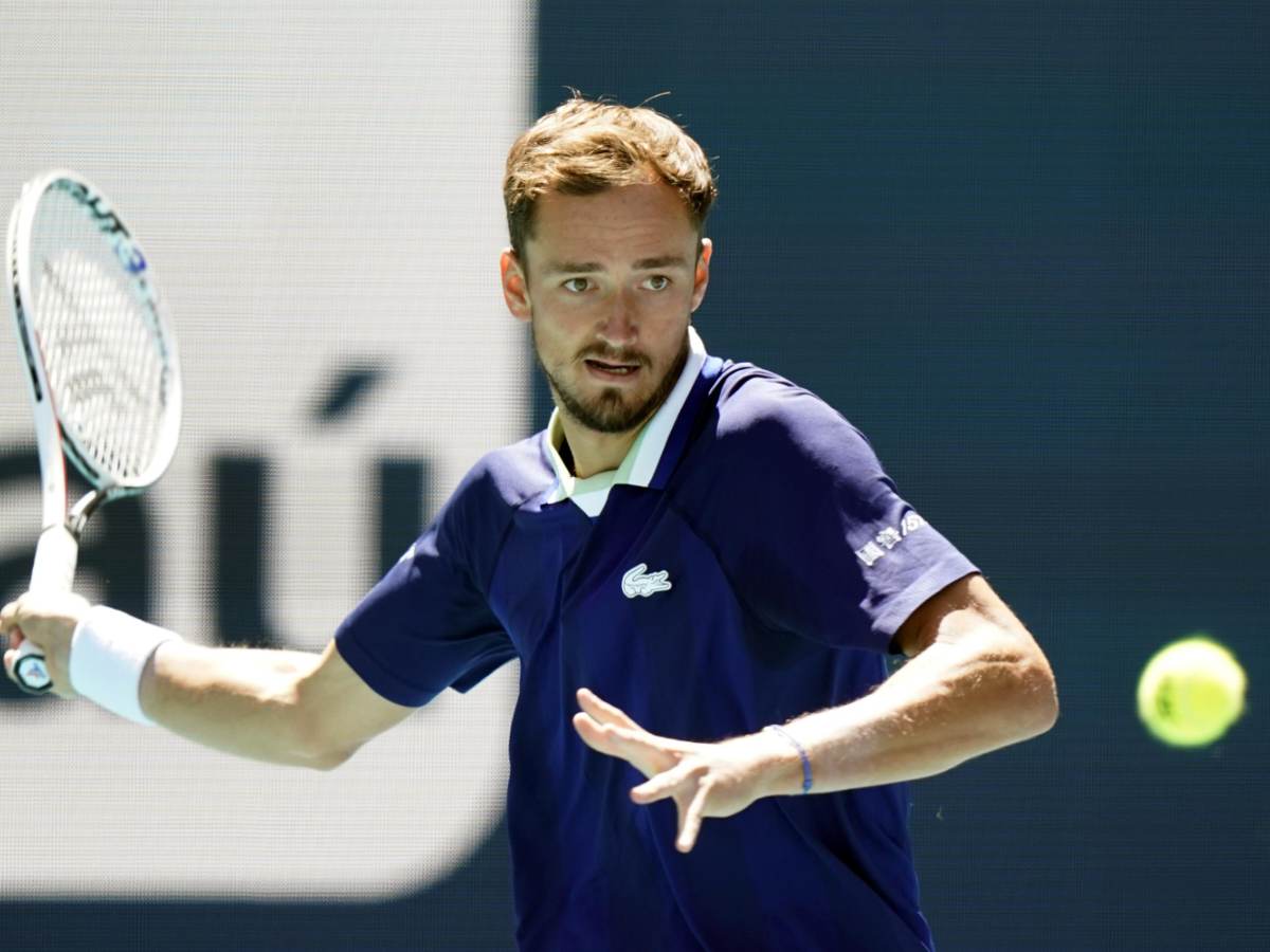 “Not gonna cry,” Daniil Medvedev hoping the ‘ball flies’ in Miami after the slow courts in Indian Wells