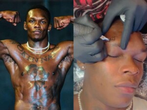 Israel Adesanya tattoos