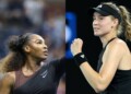 Serena Williams and Elena Rybakina