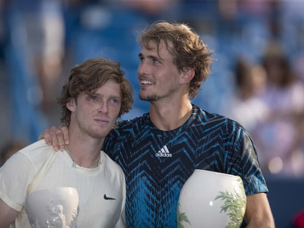 Andrey Rublev and Alexander Zverev