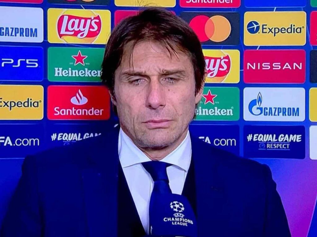 Antonio Conte in the post-match press conference.