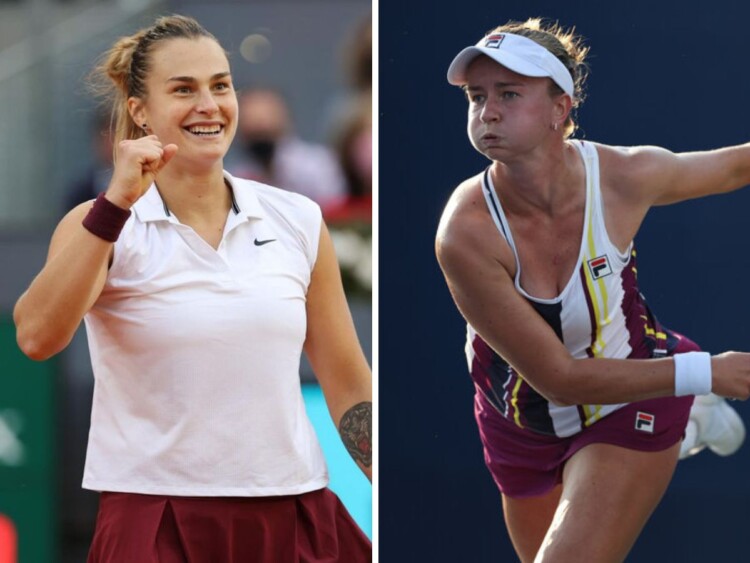 Aryna Sabalenka and Barbora Krejcikova