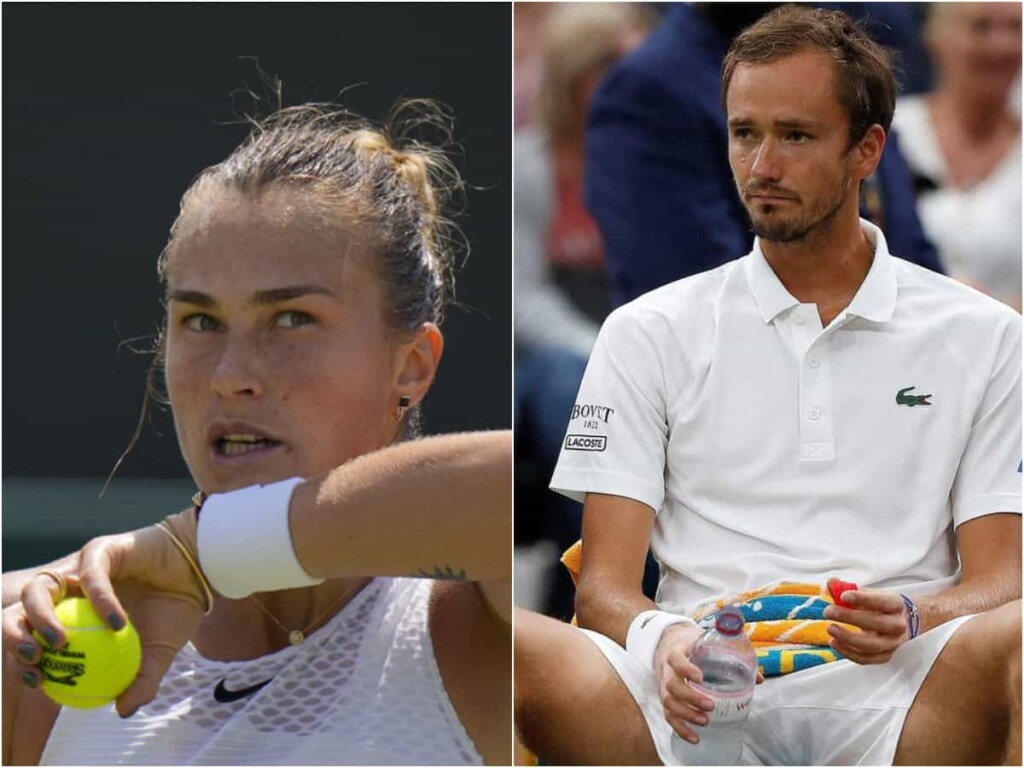 Aryna Sabalenka and Daniil Medvedev