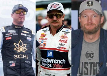 Kyle Busch, Dale Earnhardt, and Dale Earnhardt Jr.