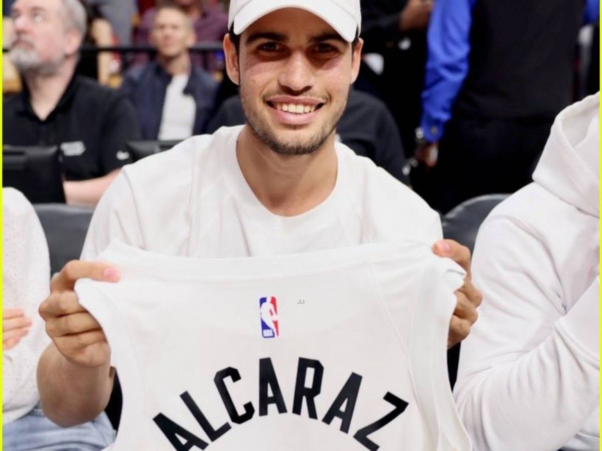 WATCH: Carlos Alcaraz shows off his basketball skills at the home of ...