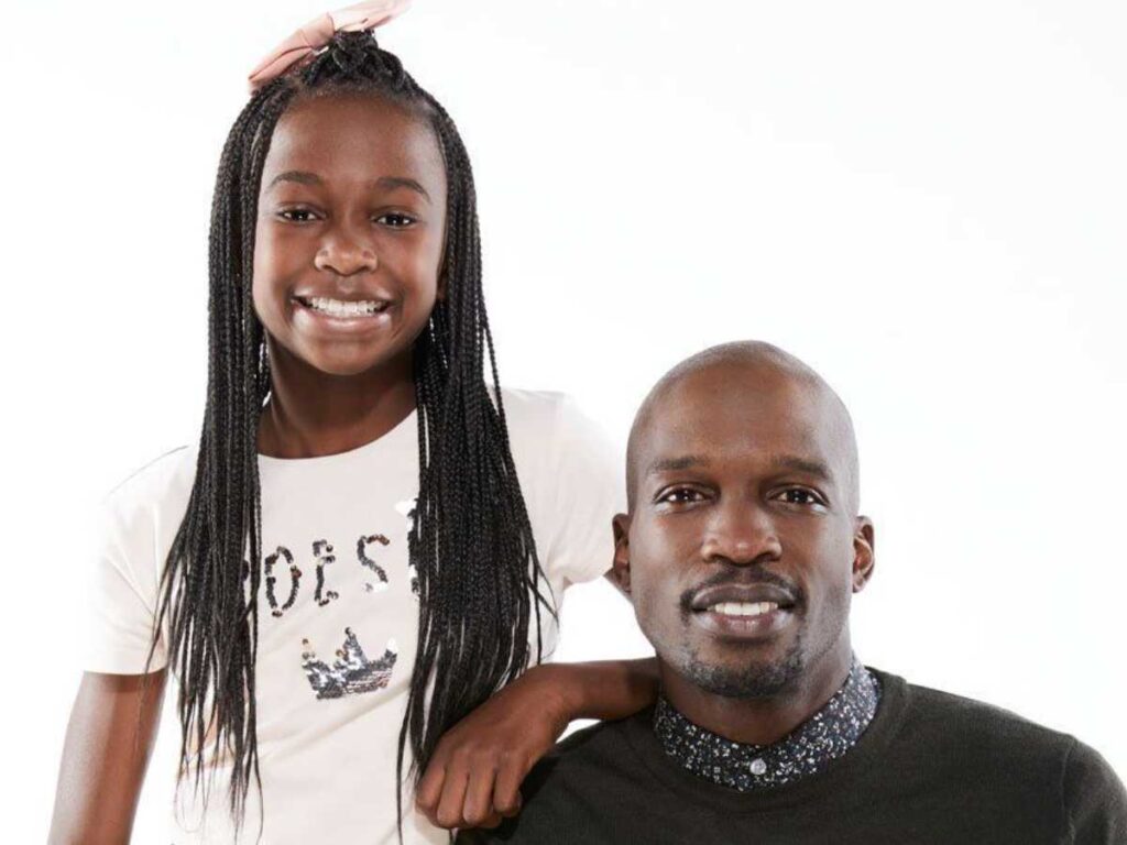 Chad johnson with daughter 1