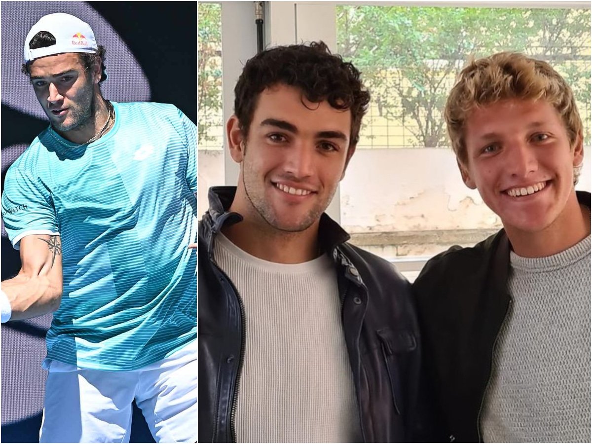 “He is more positive than me,” Matteo Berrettini thanks his younger brother Jacopo for nudging him back toward tennis after initial dislike