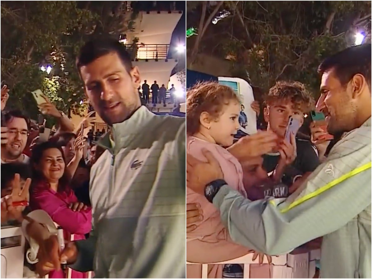 WATCH: Novak Djokovic shares heartwarming moments with fans after his quarterfinals win in Dubai