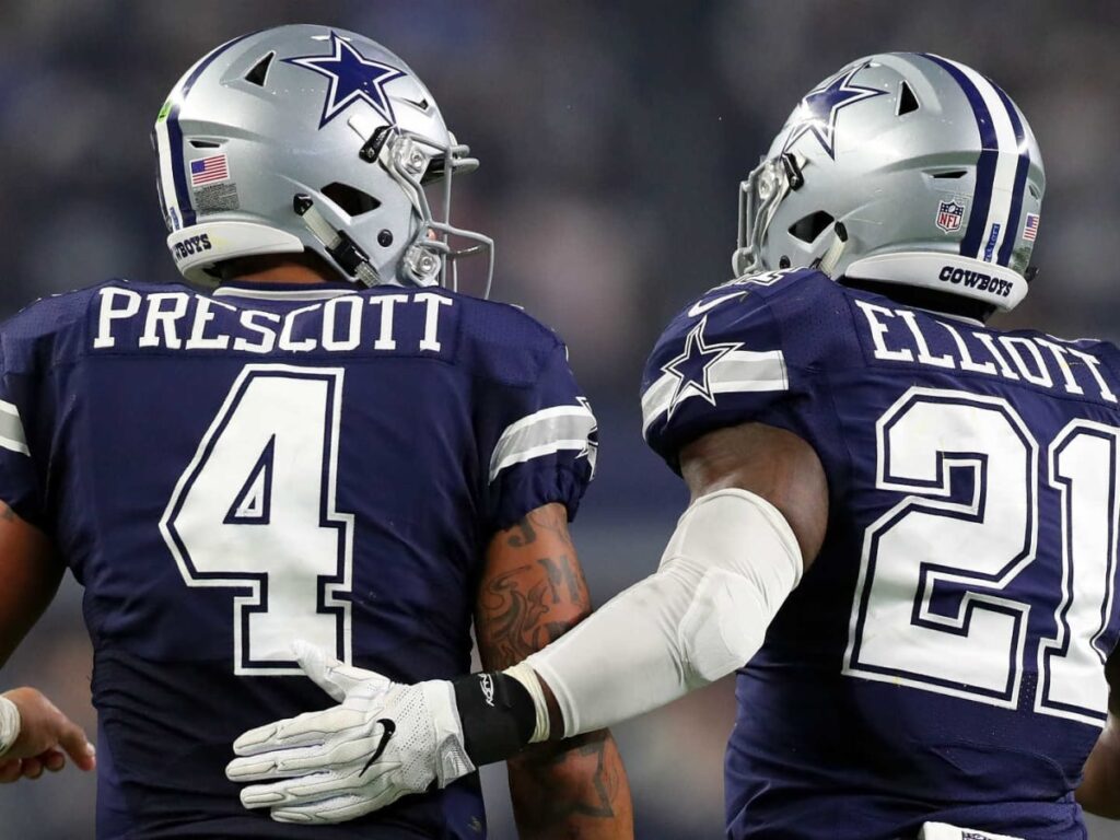 Dak Prescott Ezekiel Elliott Getty Images