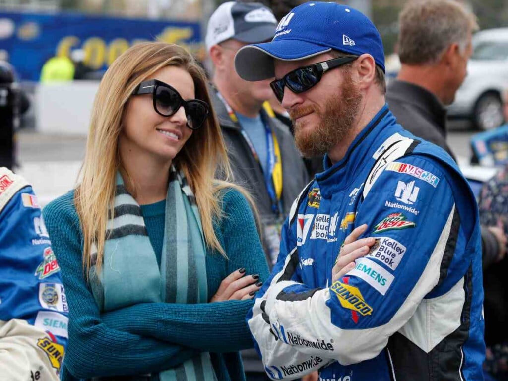 Amy Earnhardt and Dale Earnhardt Jr.