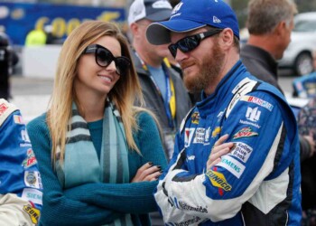 Amy Earnhardt and Dale Earnhardt Jr.
