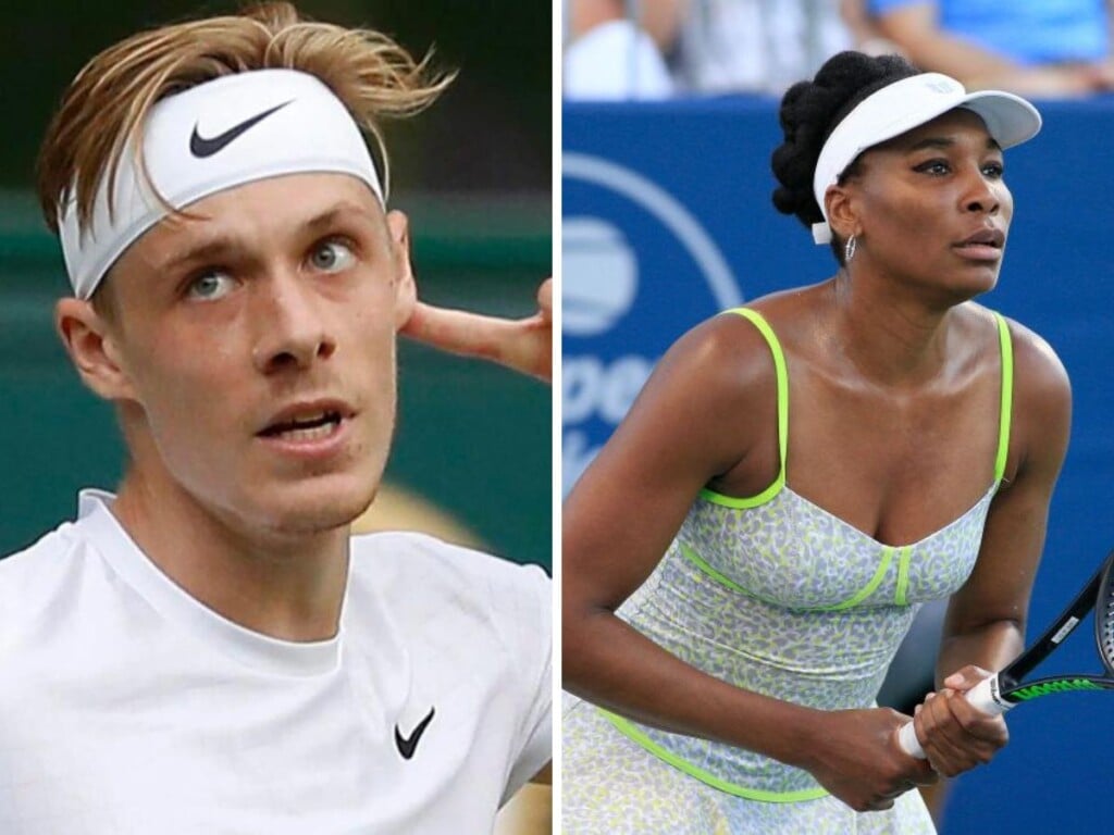 Denis Shapovalov and Venus Williams