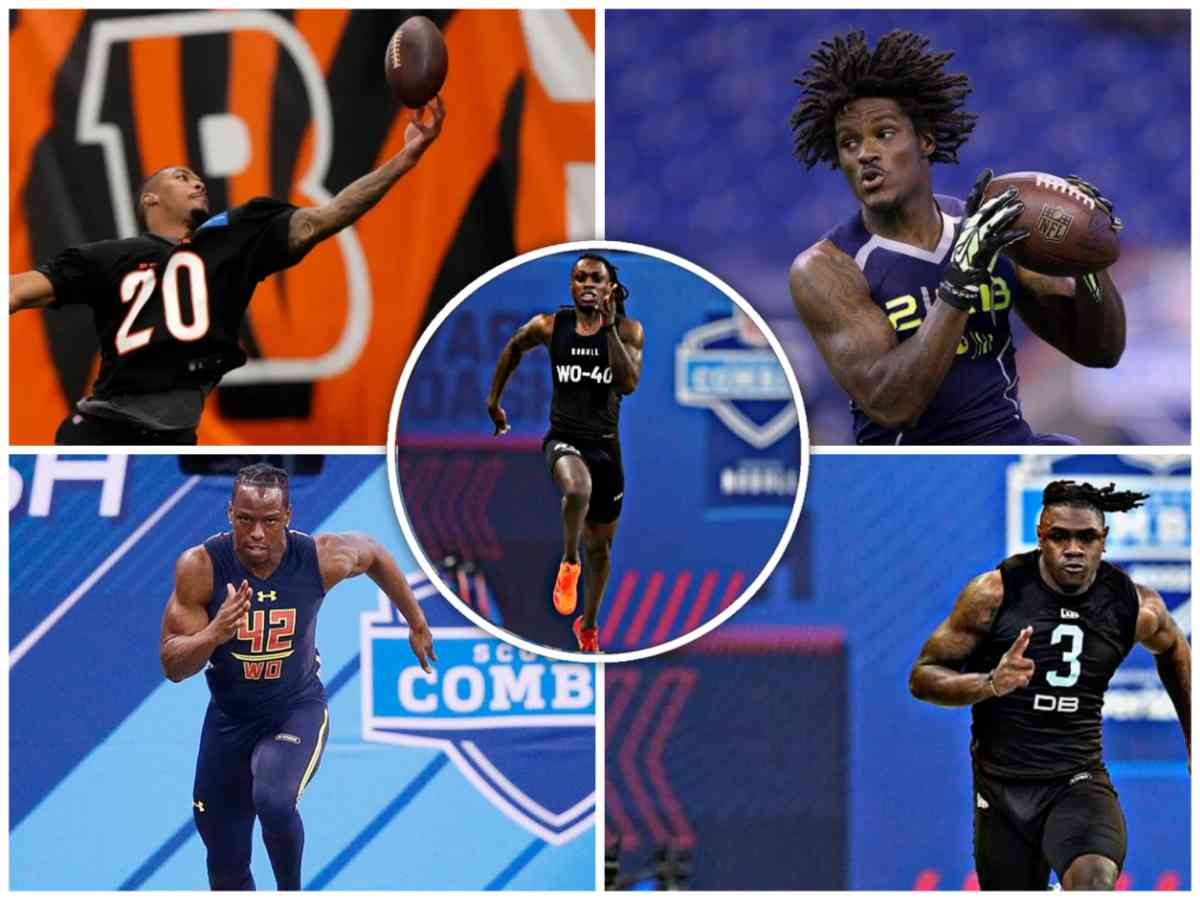 7 fastest 40-yard dash time in the NFL Combine