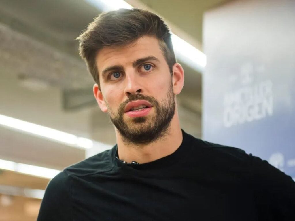 Gerard Pique talking to Barcelona TV