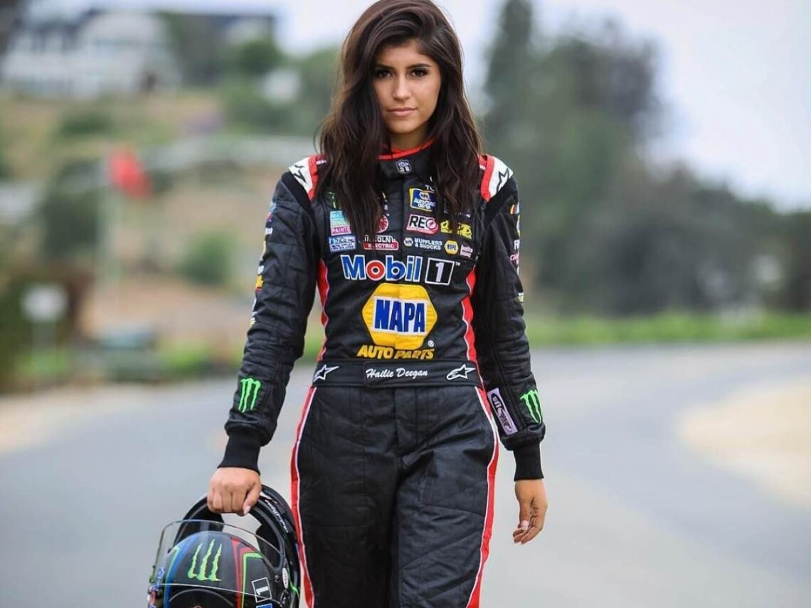 Who is the first female driver to win a NASCAR race?