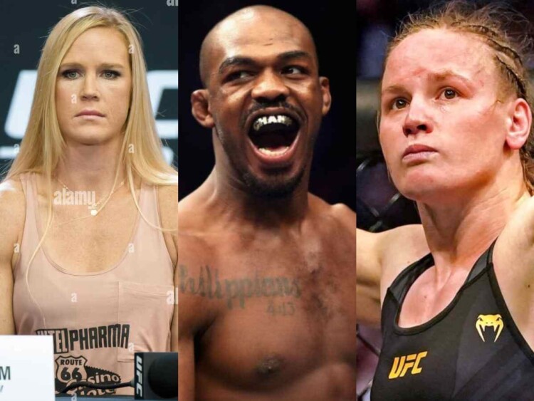 Holly Holm, Jon Jones and Valentina Shevchenko