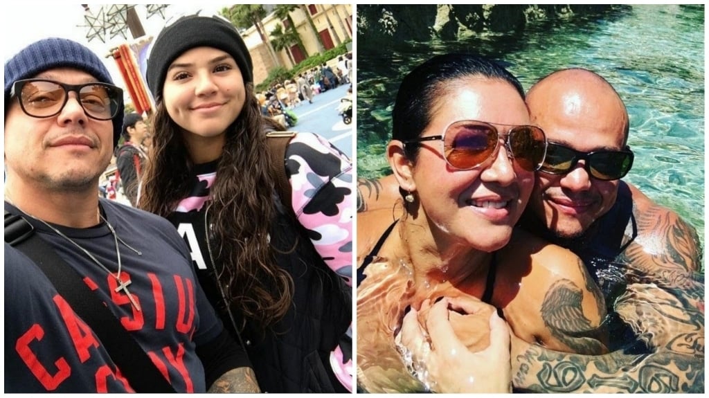 Rey Mysterio, Aalyah Mysterio and Angie Gutierrez