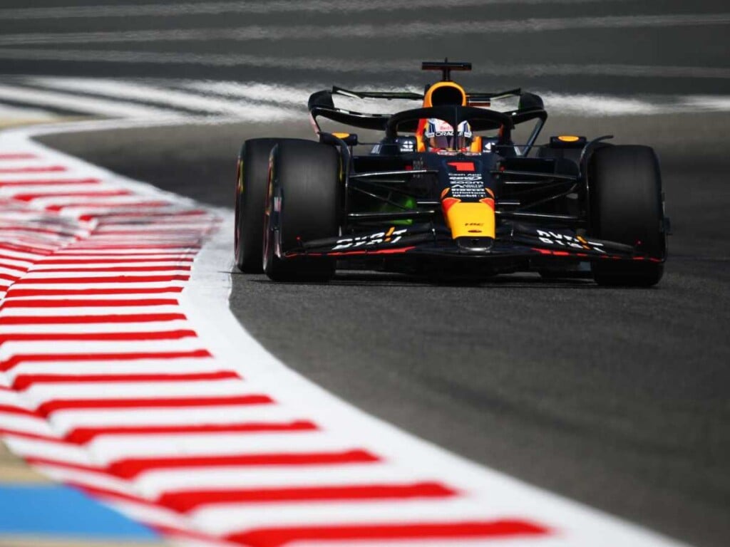 Max Verstappen during 2023 pre-season testing