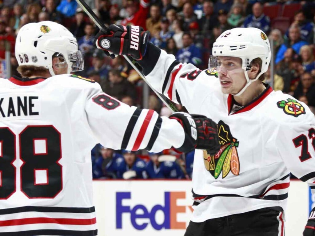 Artemi Panarin and Patrick Kane [Image Credit: theScore]