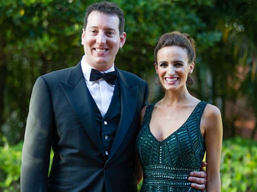 Kyle Busch and Samantha Busch