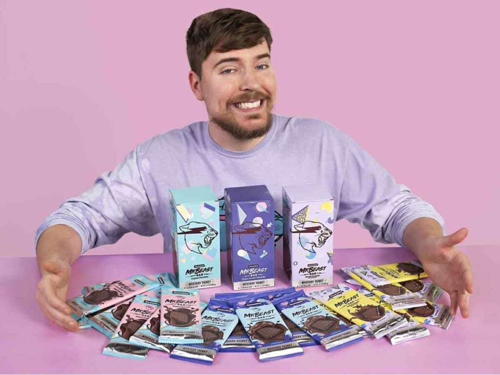 "Move some Hershey's bars," MrBeast has a request for his fans who visit Walmart to buy Feastables