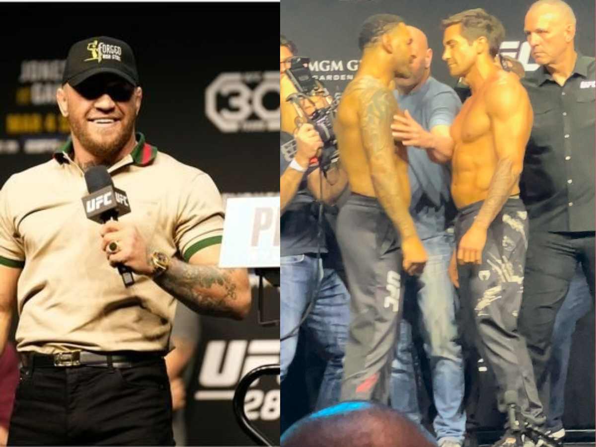 <strong>WATCH: Las Vegas goes wild as Conor McGregor hijacks UFC 285 weigh-ins to do impromptu movie shooting with Jake Gyllenhaal</strong>