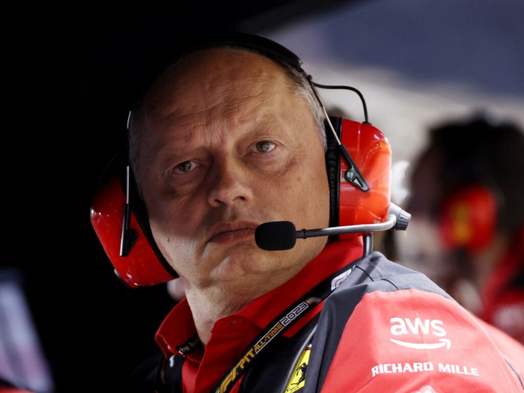 Ferrari team principal Frederic Vasseur