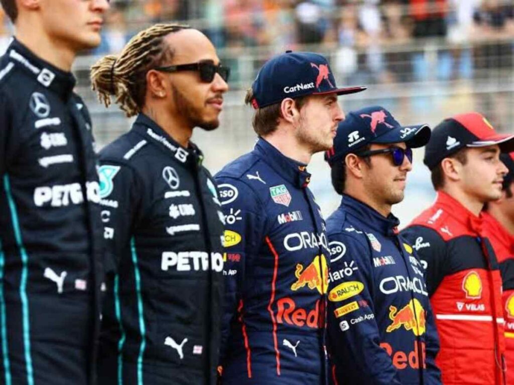 F1 drivers. Image via Twitter