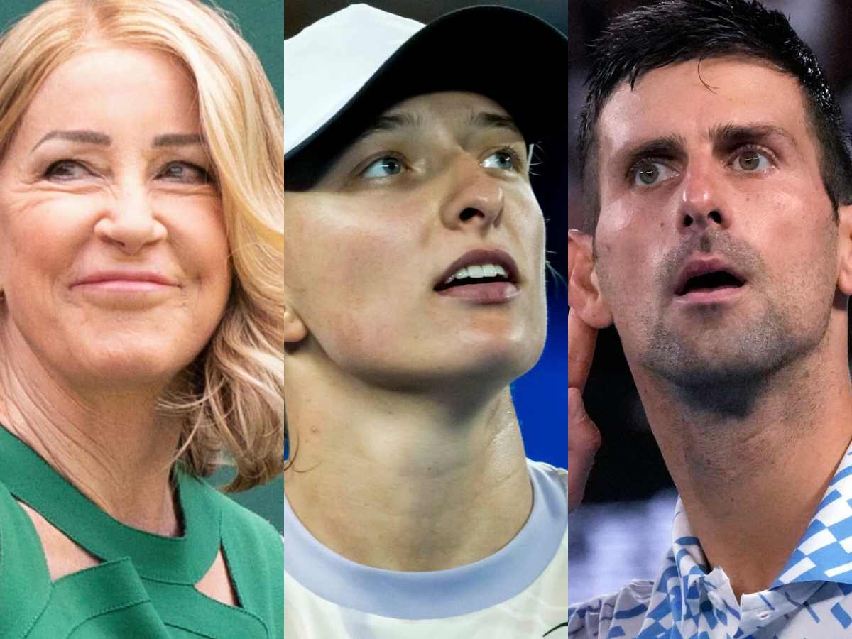 Chris Evert advises Iga Swiatek to take emotional control and tunnel vision lessons from ‘Machine’ Novak Djokovic