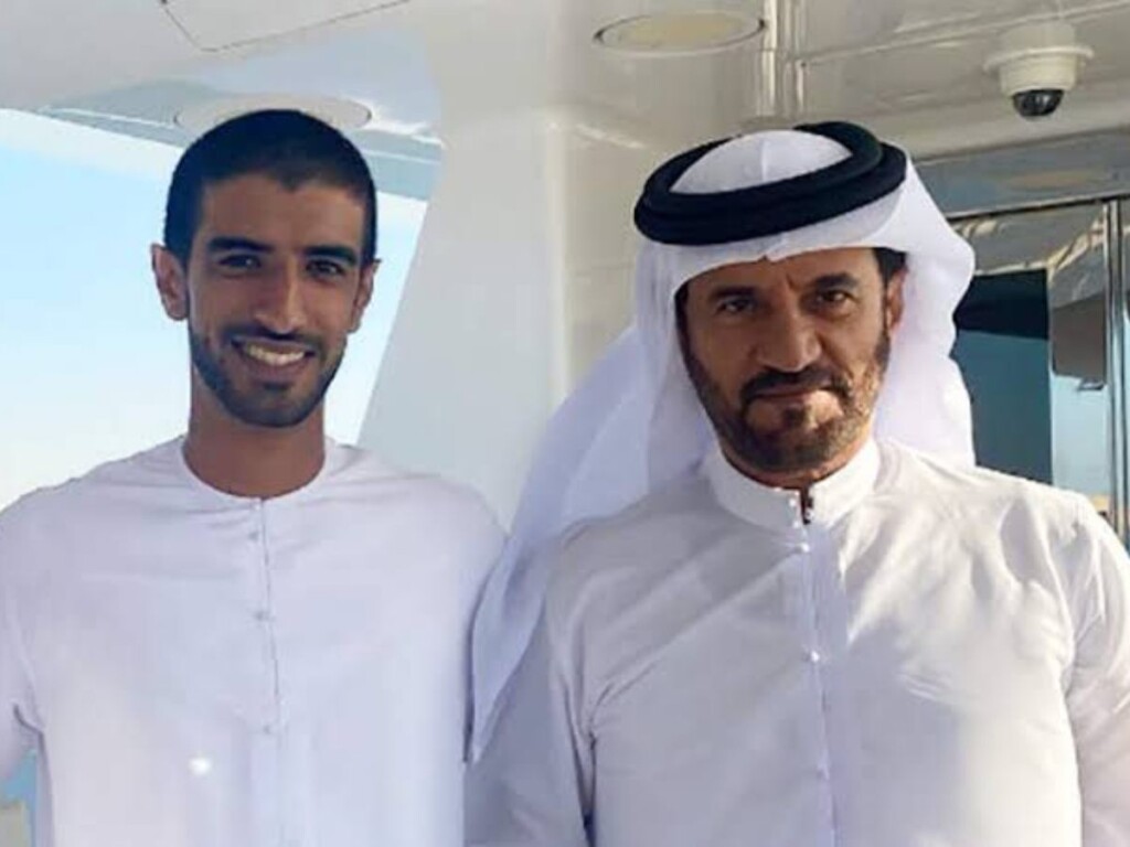 FIA President Mohammad Ben Sulayem with his son