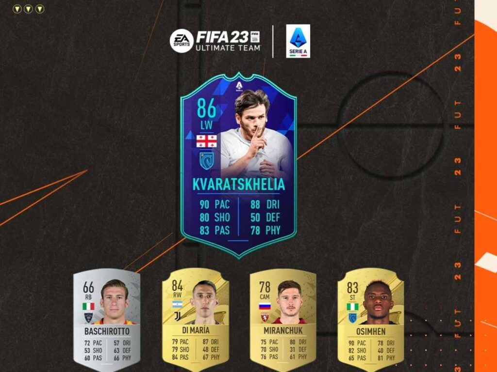 FIFA 23: How to complete the Serie A POTM Khvicha Kvaratskhelia SBC